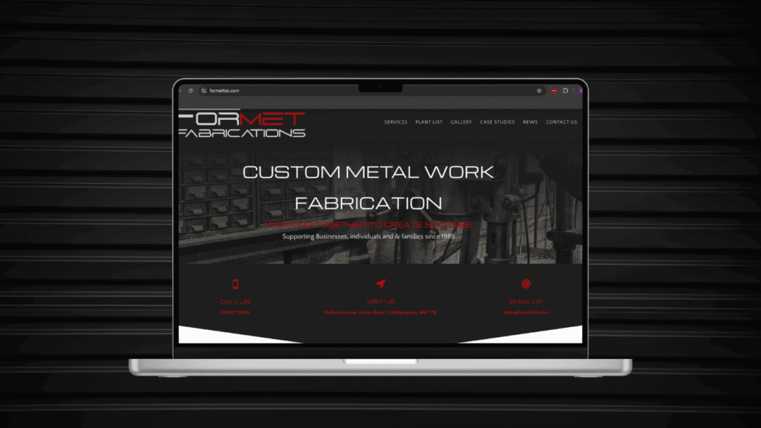 Website Redesign For Metalwork Fabrication Company
